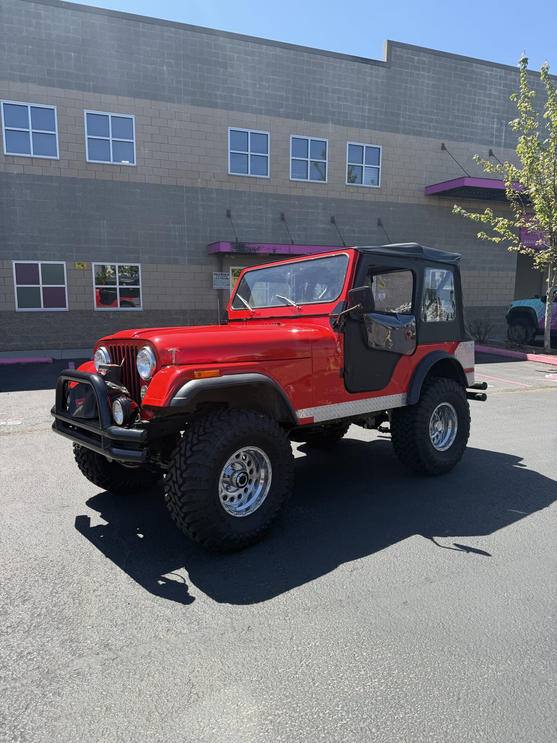 Red Jeep