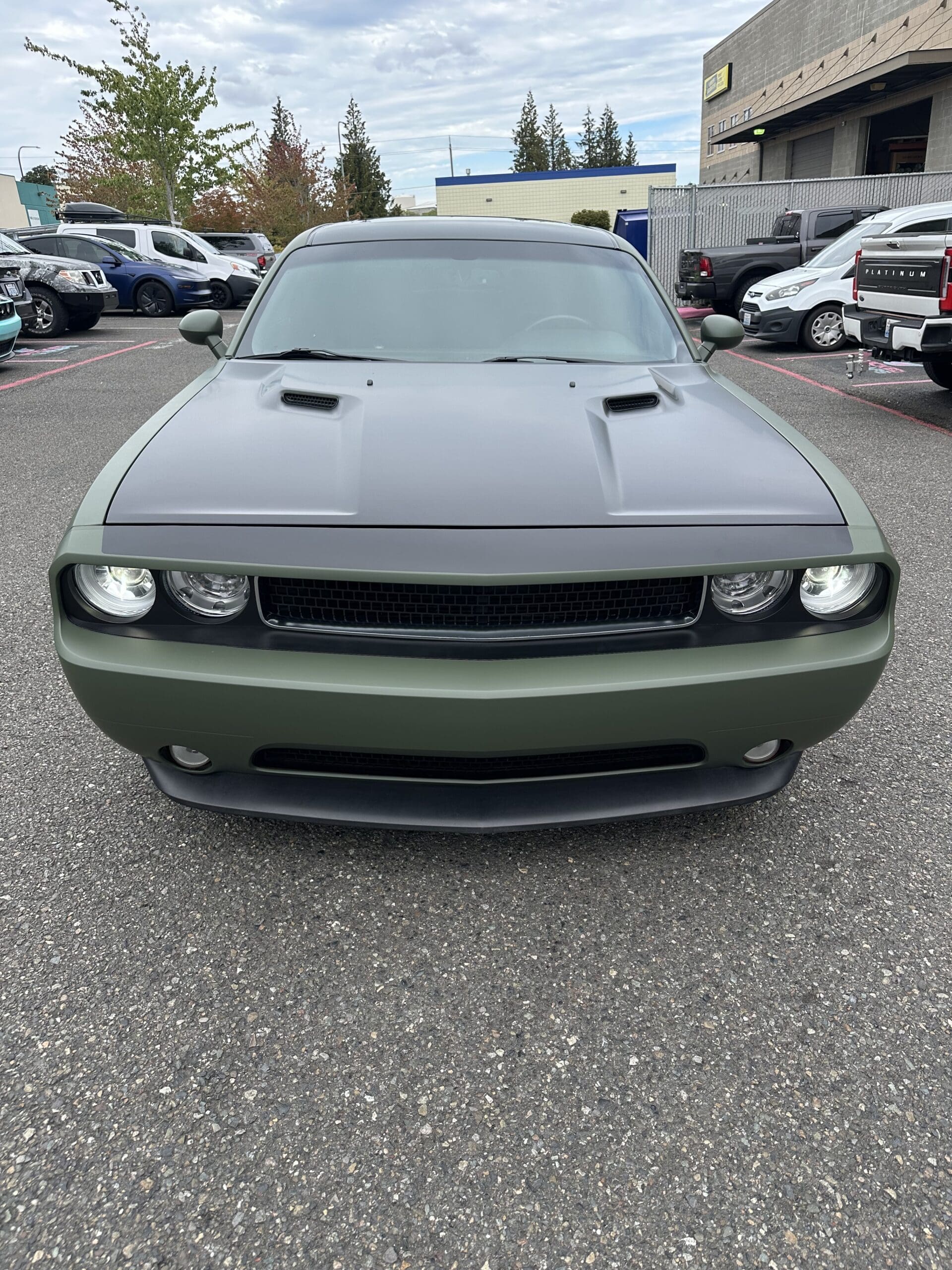 Dodge Challenger – Satin Military Green Wrap